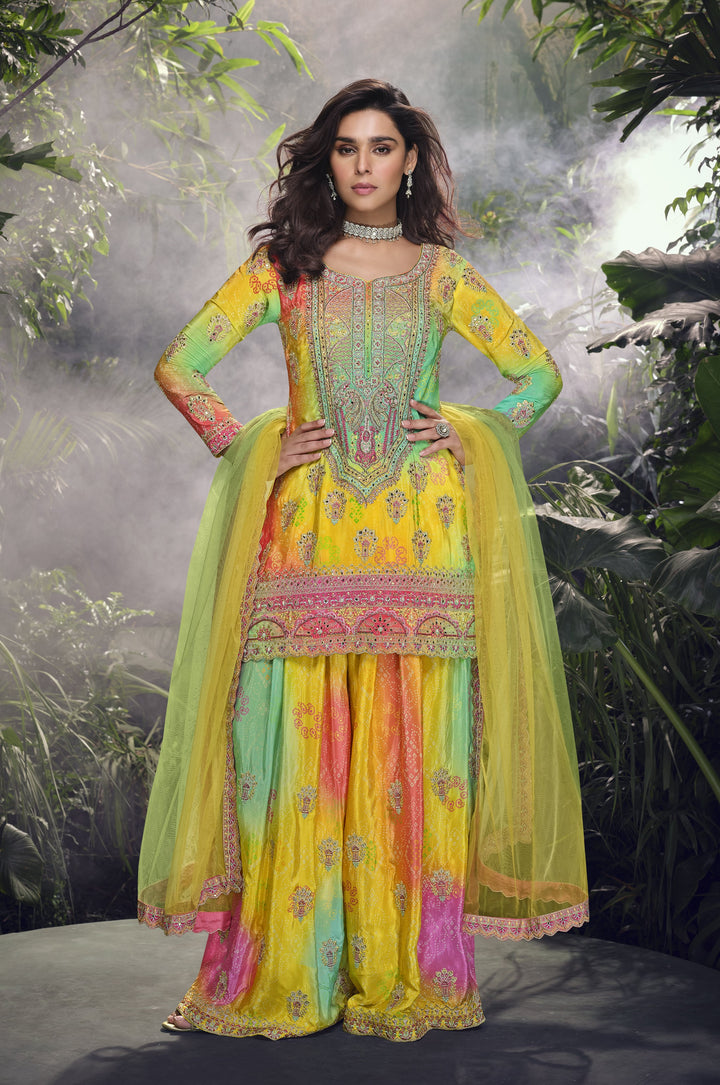 bollywood style trendy indo western suit