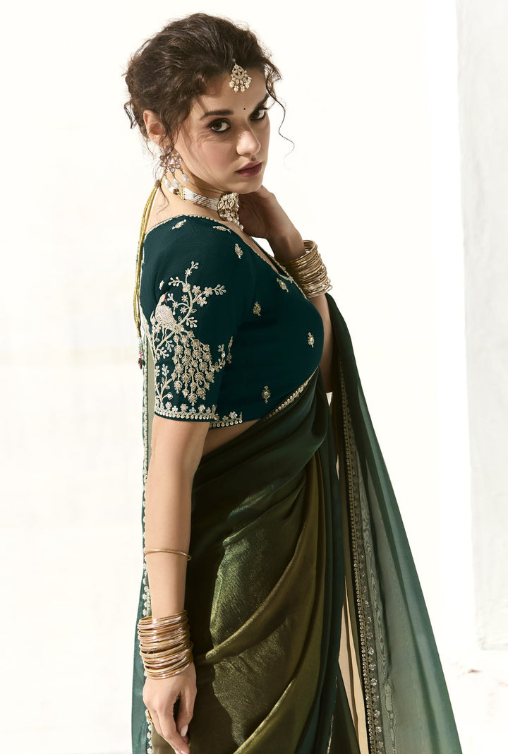 marriage function wear designer saree