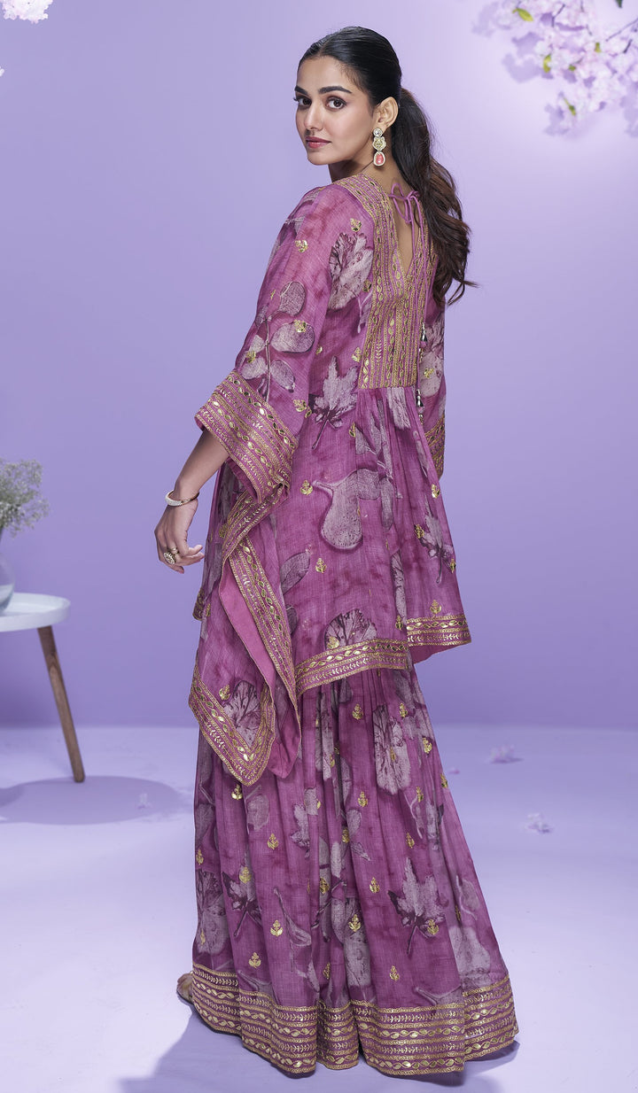 all occasions wear designer kaftan sharara dress