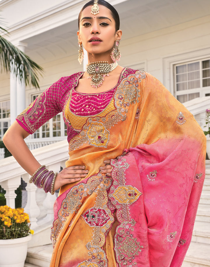 day club party indian wear sari