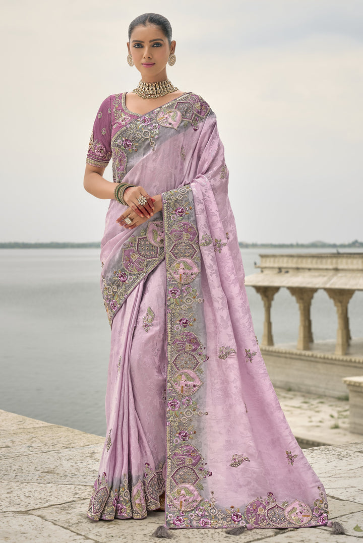 ethnic indian fashion wear shaded saree