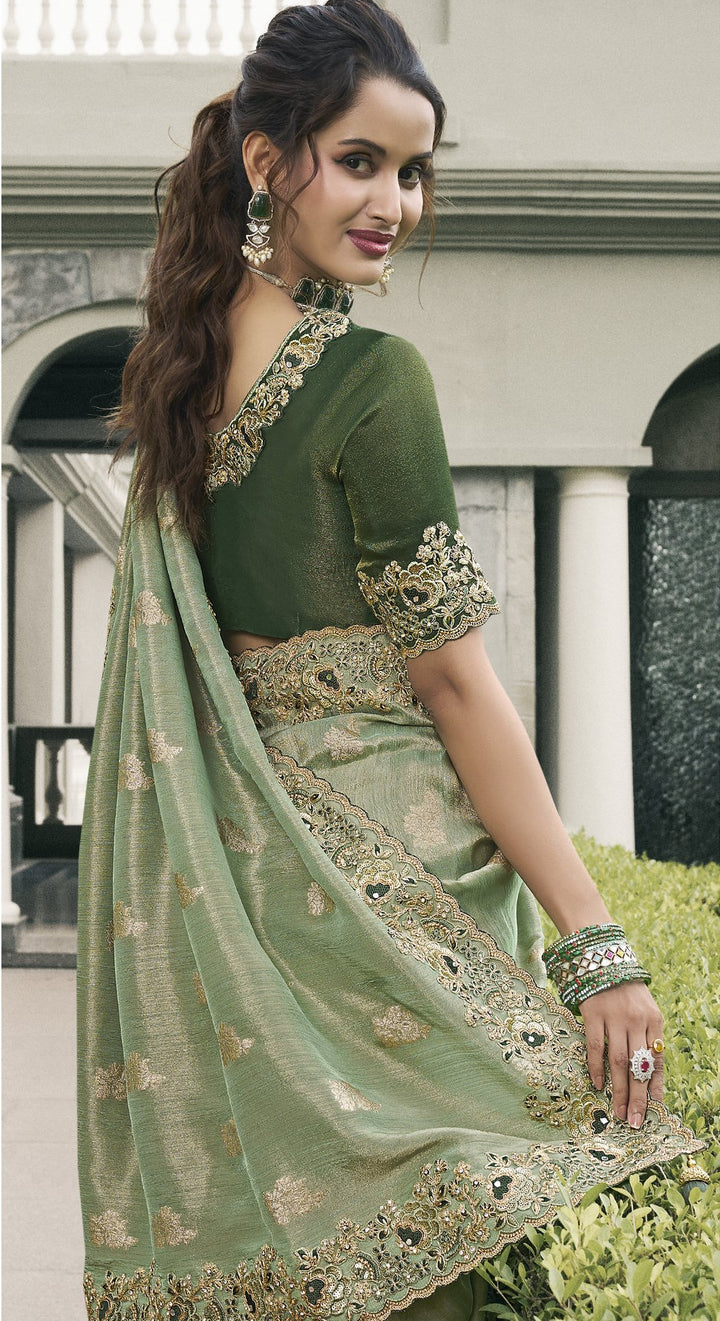 sangeet partywear indian sari