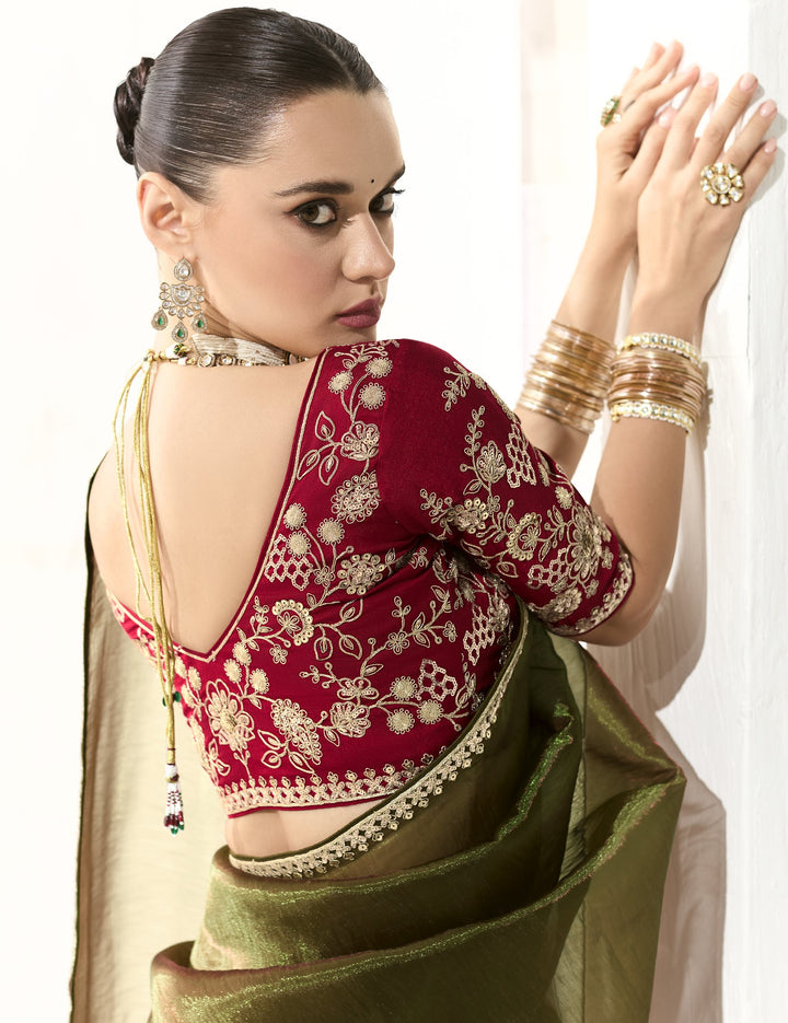 bollywood style indian party sari