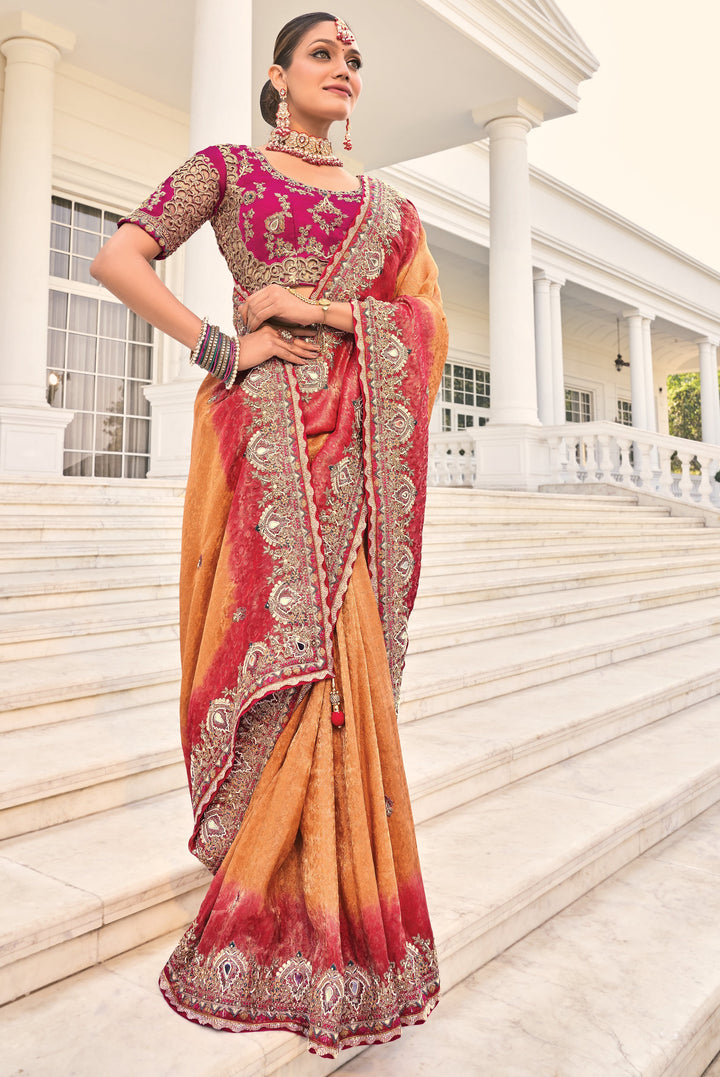 roka wear traditional rajasthani saree