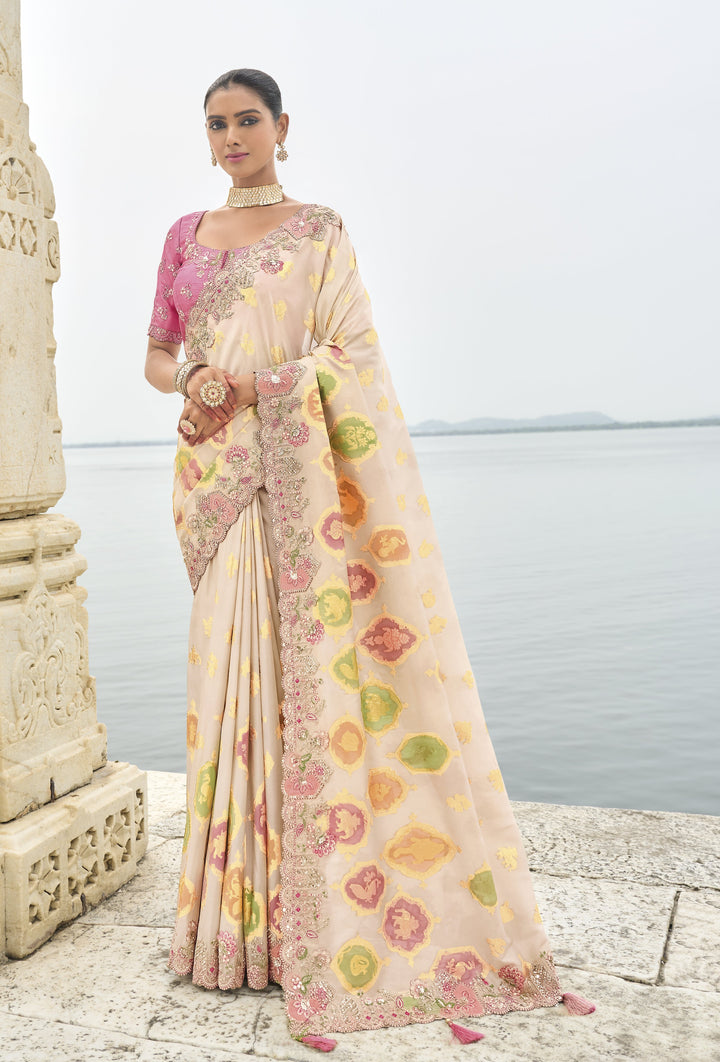 sagai partywear silk sari