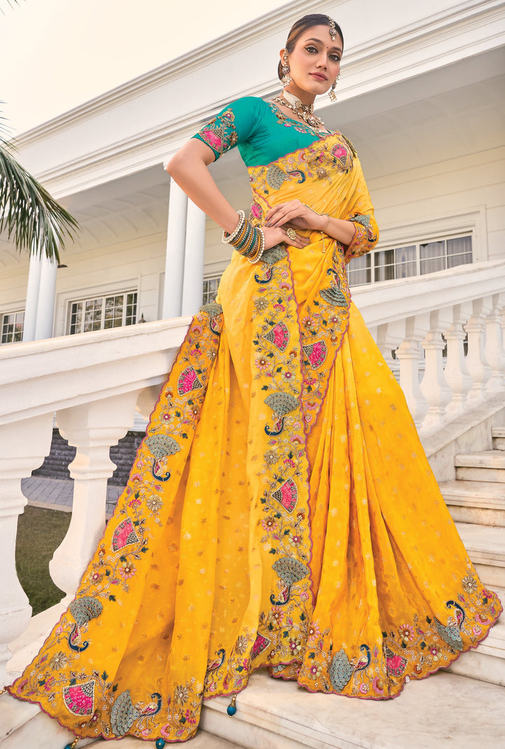 celebrations wear shaadi party saree