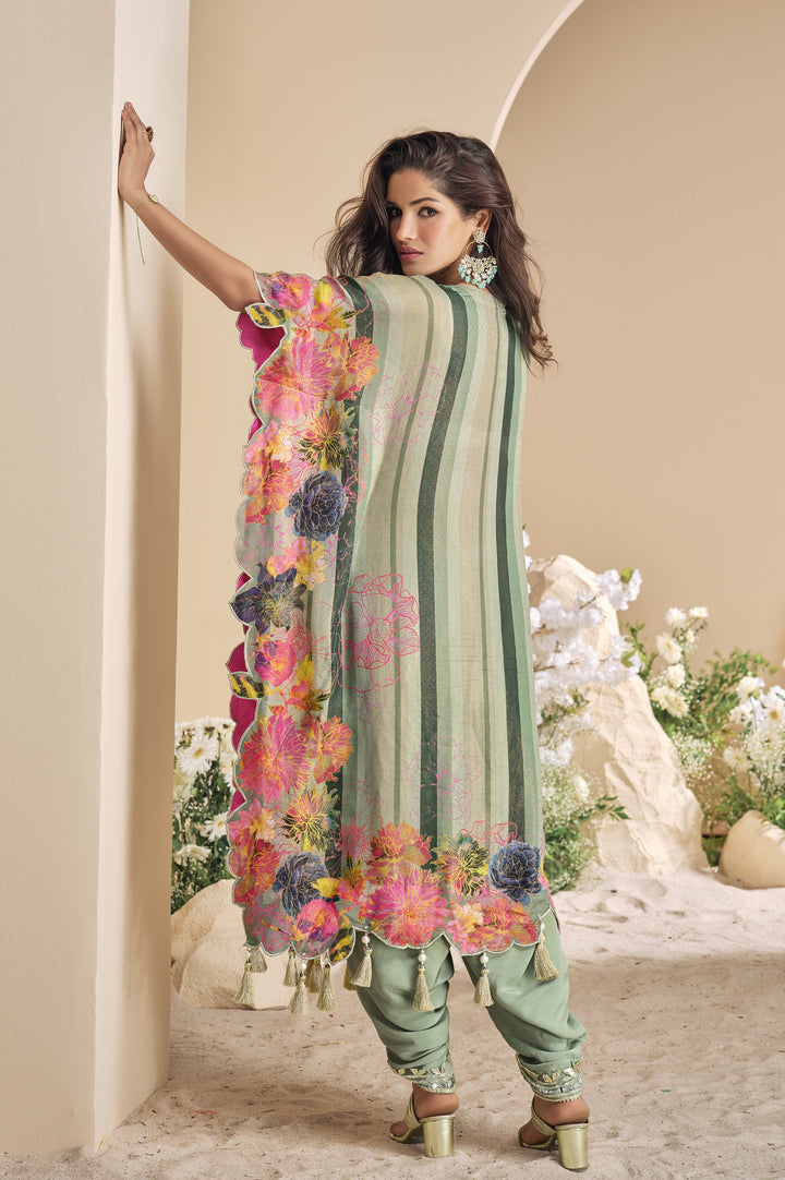 celebration partywear indo western kaftan dress