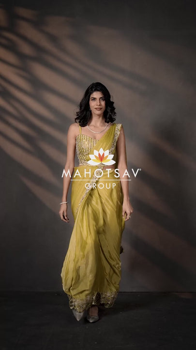 mehendi fashion wear saree video by mahotsav group catalogue celeste