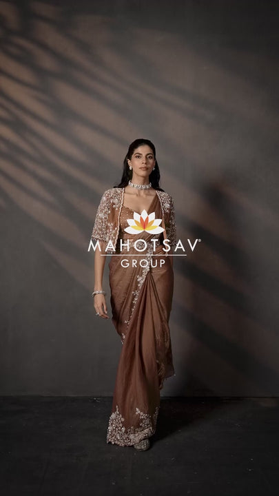 bridal occasion wear saree video by mahotsav group catalogue celeste