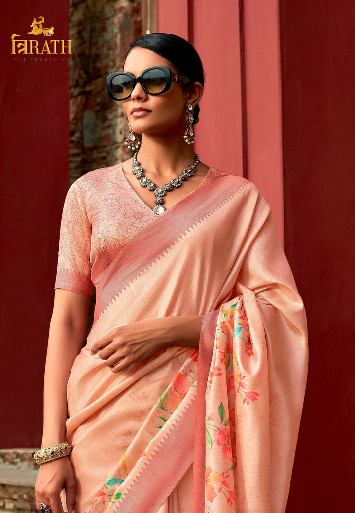 fashionable office wear saree