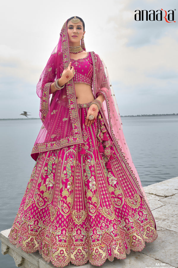 indian bridal wear in pink