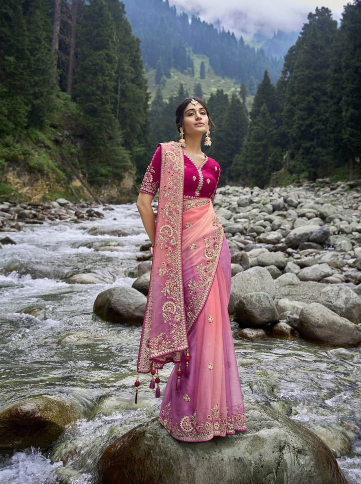 celebrations wear silk indian fashion saree