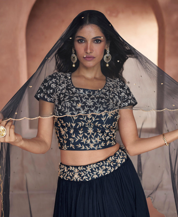 Party Wear Indo Western Skirt & Top Set - Fashion Nation
