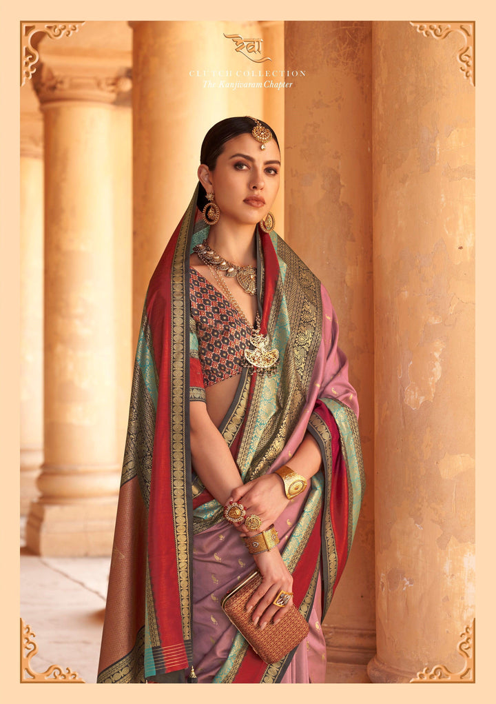 Indian Traditional Kanchipuram Silk Sari - Fashion Nation