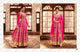 Party Wear Pink Beige Silk Anarkali - Fashion Nation