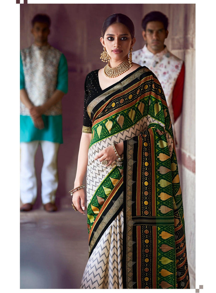 Sagaai Special Traditional Patola Saree - Fashion Nation