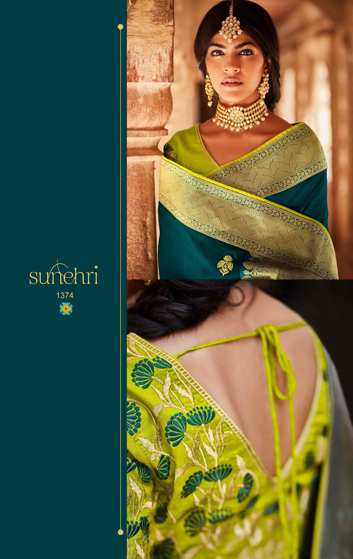 Sangeet Wear Traditional Silk Saree - Fashion Nation