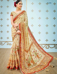 Enthralling SS1606 Enchanting Multicoloured Benarasi Silk Saree - Fashion Nation