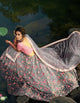 Indian Attire AD3604 Designer Grey Pink Net Lehenga Choli by Fashion Nation