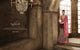 NAK5040 Designer Nakkashi Beige Pink Wine Bhagalpuri Silk Chiffon Lehenga Saree - Fashion Nation