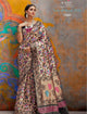 Partywear RAJ73007 Designer Multicoloured Handloom Weaving Silk Saree - Fashion Nation