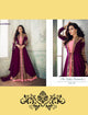 Royal 8203 Pink Purple Georgette Silk Abaya Style Anarkali Suit with Long Jacket - Fashion Nation