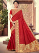 Bridal NJ10170 Designer Maroon Gold Silk Jacquard Saree - Fashion Nation