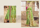 Handcrafted PRM5420 Wedding Wear Pink Green Banarasi Silk Saree - Fashion Nation