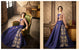 Partywear Indo Western PRM8324 Blue Beige Silk Jacket Top with Lehenga - Fashion Nation