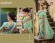 Finest Kimora SA64 Bridal Aqua Tussar Silk Saree - Fashion Nation