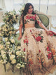 Attractive Sonam Kapoor KFP577 Bollywood Inspired White Multicoloured Nylon Net Lehenga Choli - Fashion Nation
