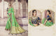 Bridal AM8201 Party Wear Blue Green Banarasi Silk Jacquard Saree - Fashion Nation
