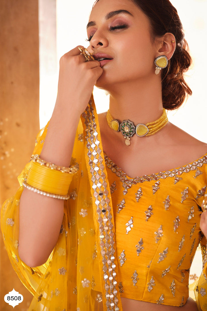 Marriage & Haldi Wear Indian Lehenga Choli - Fashion Nation