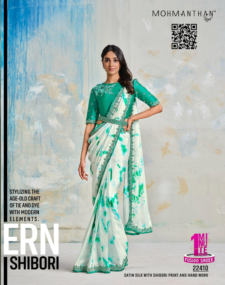 Sagaai Special Designer Pre-Stitched Saree - Fashion Nation