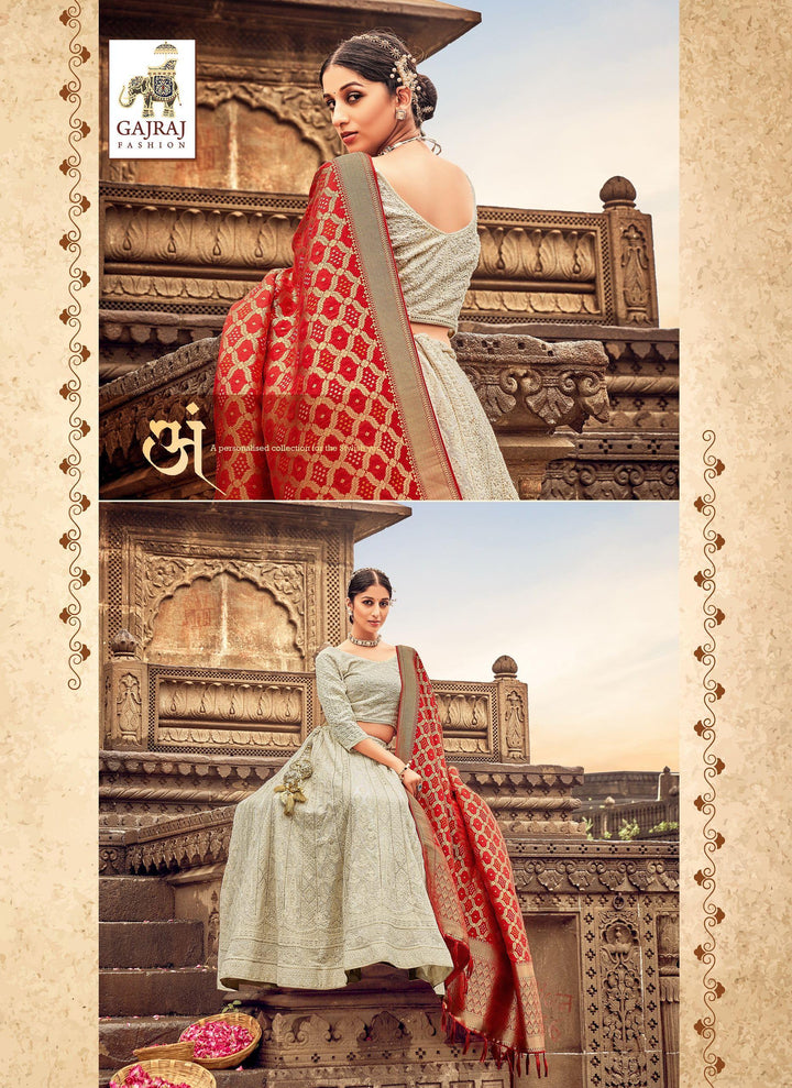 Sangeet Special Indian Wear Lehenga Odhani - Fashion Nation