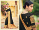 Partywear KIM1011 Fashionable Black Banarasi Silk Weaving Saree - Fashion Nation