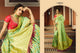 Traditional VRI10002 Bridal Aqua Green Pink Silk Saree - Fashion Nation